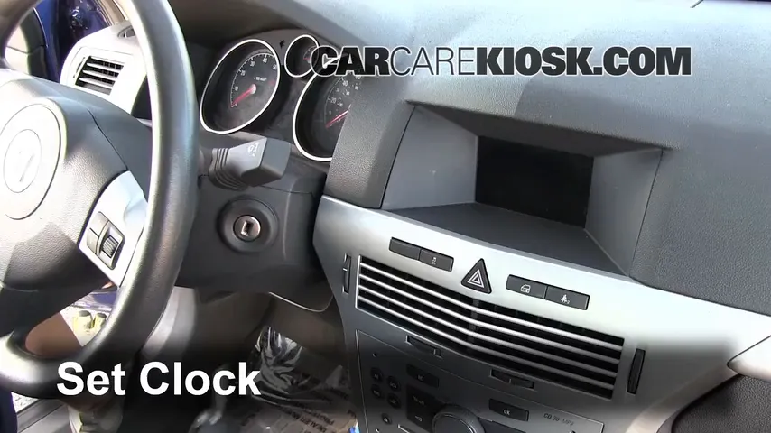 2008 Saturn Astra XR 1.8L 4 Cyl. (4 Door) Clock Set Clock